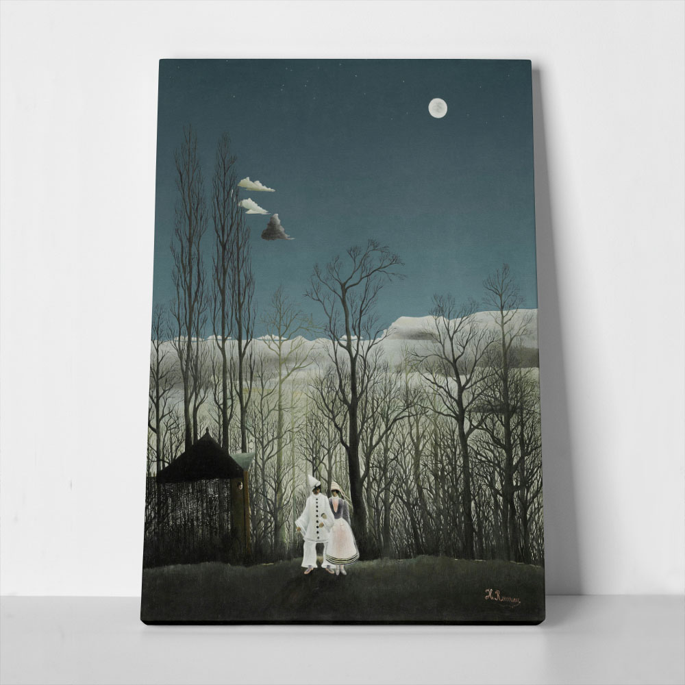 Πινακας σε καμβά HENRI ROUSSEAU - A CARNIVAL EVENING