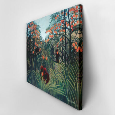 Πινακας σε καμβά HENRI ROUSSEAU - APES IN THE ORANGE GROVE - Henri Rousseau Sticky 2
