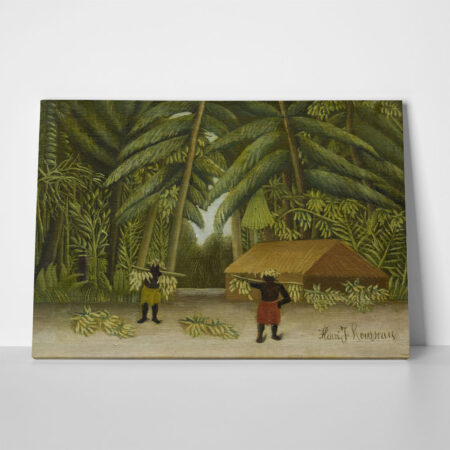 Πινακας σε καμβά HENRI ROUSSEAU - BANANA HARVEST - Henri Rousseau