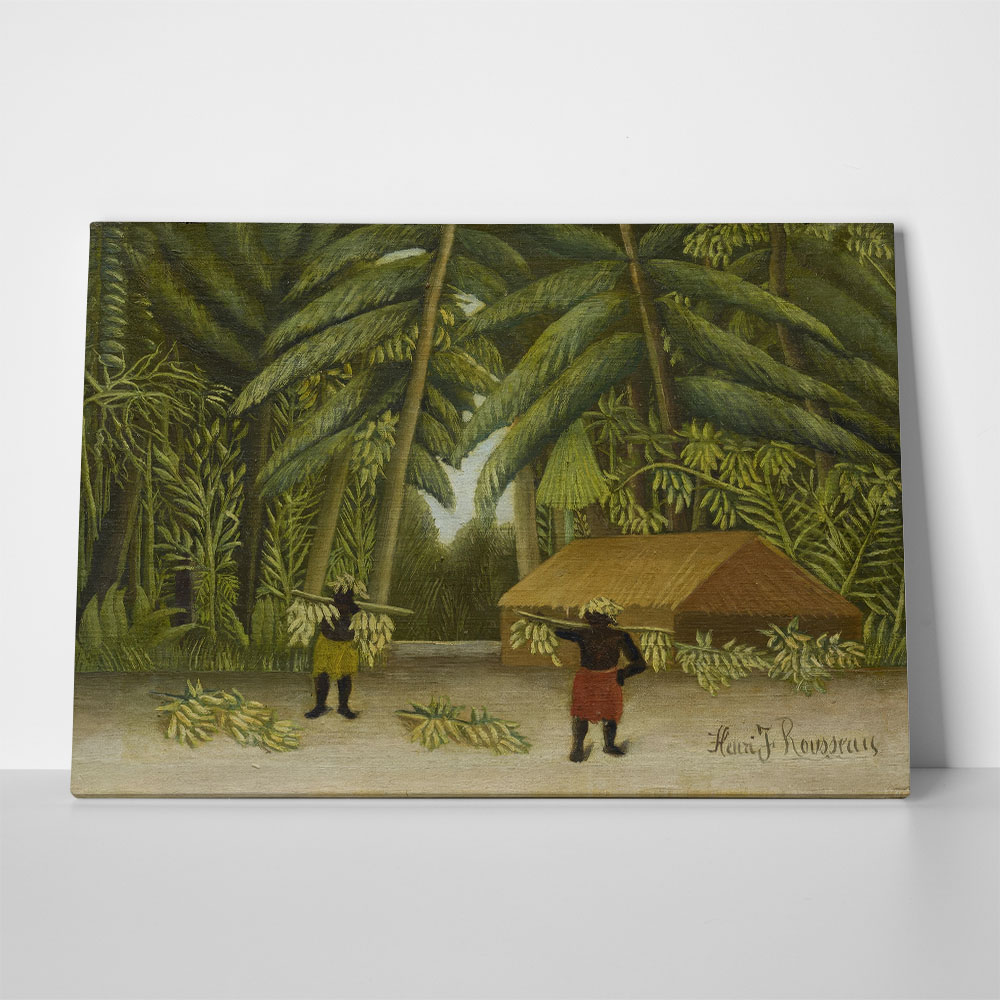 Πινακας σε καμβά HENRI ROUSSEAU - BANANA HARVEST