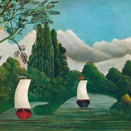 Πινακας σε καμβά HENRI ROUSSEAU - BANKS OF THE OISE - Henri Rousseau Sticky 5