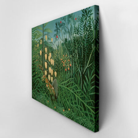 Πινακας σε καμβά HENRI ROUSSEAU - BATTLING TIGER AND BUFFALO - Henri Rousseau Sticky 2