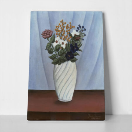 Πινακας σε καμβά HENRI ROUSSEAU - BOUQUET OF FLOWERS 1909 - Henri Rousseau