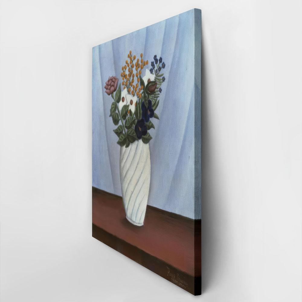 Πινακας σε καμβά HENRI ROUSSEAU - BOUQUET OF FLOWERS 1909