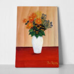 Πινακας σε καμβά HENRI ROUSSEAU - BOUQUET OF FLOWERS 1910