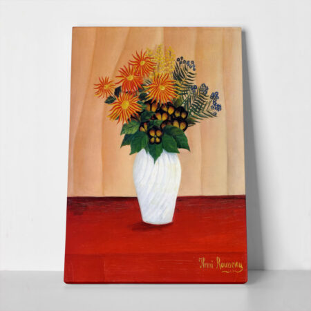 Πινακας σε καμβά HENRI ROUSSEAU - BOUQUET OF FLOWERS 1910 - Henri Rousseau