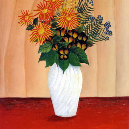 Πινακας σε καμβά HENRI ROUSSEAU - BOUQUET OF FLOWERS 1910 - Henri Rousseau Sticky 5