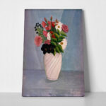 Πινακας σε καμβά HENRI ROUSSEAU - BOUQUET OF FLOWERS 2