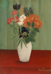Πινακας σε καμβά HENRI ROUSSEAU - BOUQUET OF FLOWERS WITH CHINA ASTERS AND TOKYOS