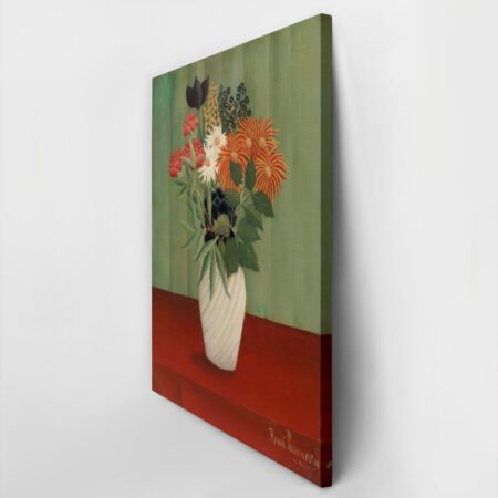 Πινακας σε καμβά HENRI ROUSSEAU - BOUQUET OF FLOWERS WITH CHINA ASTERS AND TOKYOS - Henri Rousseau Sticky 2