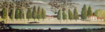 Πίνακας Πανοραμικός σε καμβά HENRI ROUSSEAU - BY THE RIVER