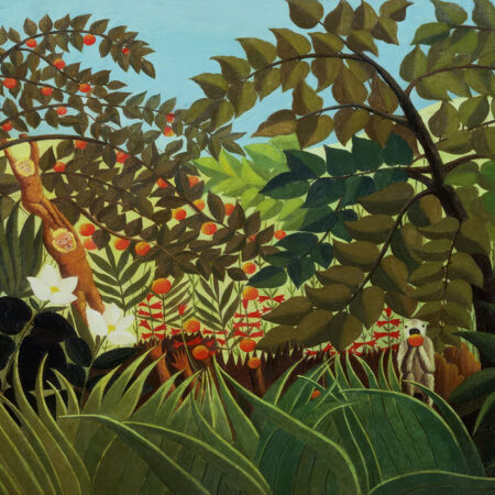 Πινακας σε καμβά HENRI ROUSSEAU - EXOTIC LANDSCAPE - Henri Rousseau Sticky 5