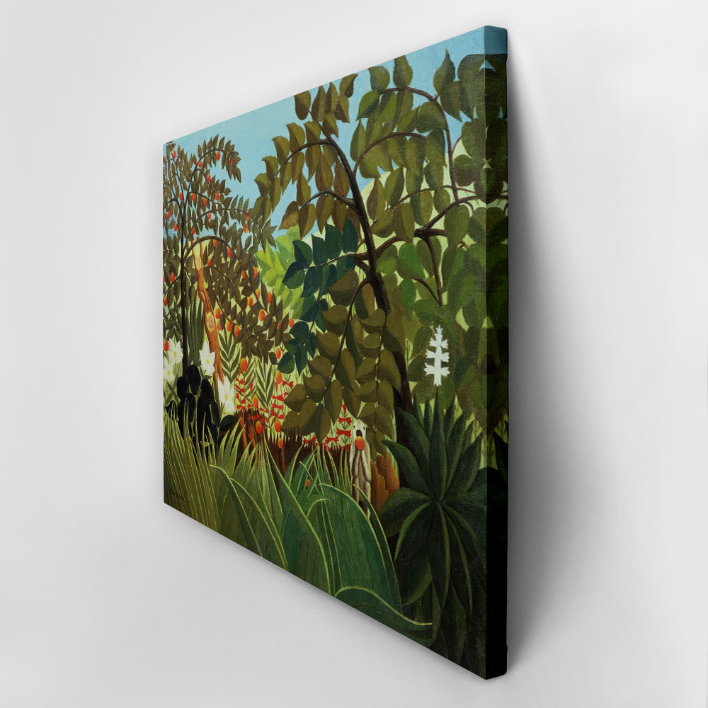 Πινακας σε καμβά HENRI ROUSSEAU - EXOTIC LANDSCAPE