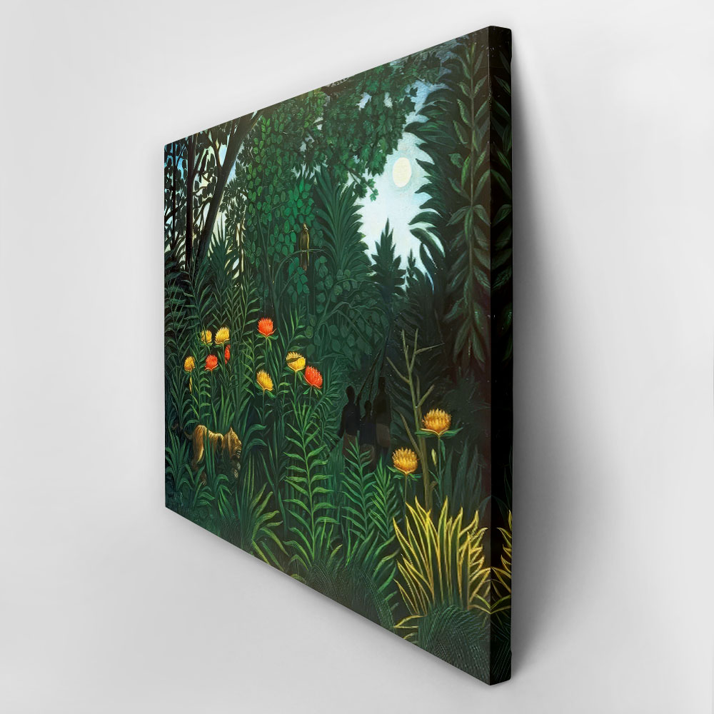 Πινακας σε καμβά HENRI ROUSSEAU - JUNGLE WITH TIGER