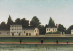 Πινακας σε καμβά HENRI ROUSSEAU - LANDSCAPE AND FOUR FISHERMEN
