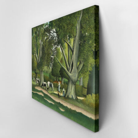 Πινακας σε καμβά HENRI ROUSSEAU - LANDSCAPE WITH MILKMAIDS - Henri Rousseau Sticky 2