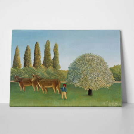 Πινακας σε καμβά HENRI ROUSSEAU - MEADOWLAND