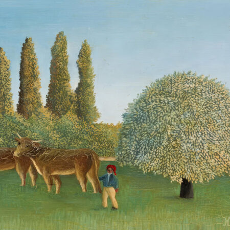 Πινακας σε καμβά HENRI ROUSSEAU - MEADOWLAND - Henri Rousseau Sticky 5