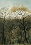 Πινακας σε καμβά HENRI ROUSSEAU - RENDEZVOUS IN THE FOREST