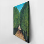 Πινακας σε καμβά HENRI ROUSSEAU - THE AVENUE IN THE PARK AT SAINT CLOUD