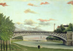 Πινακας σε καμβά HENRI ROUSSEAU - THE BRIDGE AT CHARENTON