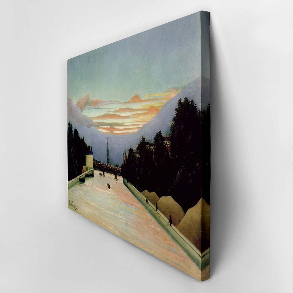 Πινακας σε καμβά HENRI ROUSSEAU - THE EIFFEL TOWER