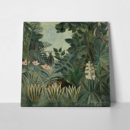 Πίνακας σε καμβά HENRI ROUSSEAU - THE EQUATORIAL JUNGLE