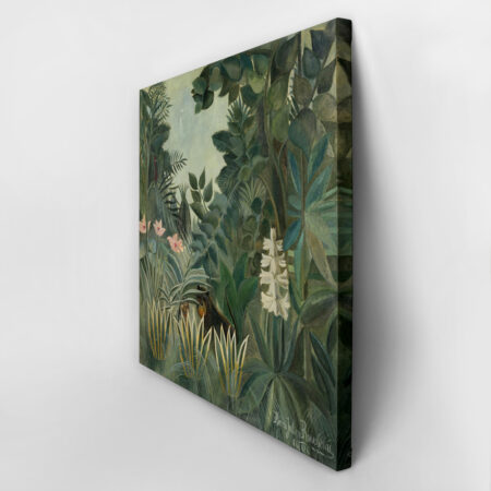 Πίνακας σε καμβά HENRI ROUSSEAU - THE EQUATORIAL JUNGLE - Henri Rousseau Sticky 2