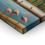 Πινακας σε καμβά HENRI ROUSSEAU - THE FLAMINGOS