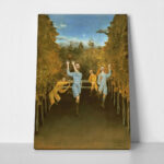 Πινακας σε καμβά HENRI ROUSSEAU - THE FOOTBALL PLAYERS