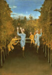 Πινακας σε καμβά HENRI ROUSSEAU - THE FOOTBALL PLAYERS