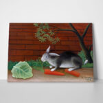 Πινακας σε καμβά HENRI ROUSSEAU - THE RABBIT'S MEAL
