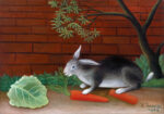 Πινακας σε καμβά HENRI ROUSSEAU - THE RABBIT'S MEAL