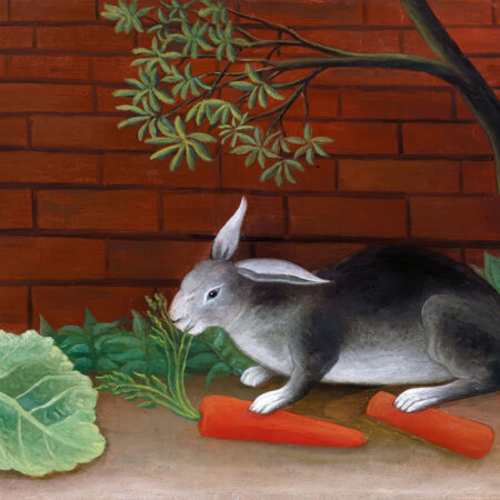 Πινακας σε καμβά HENRI ROUSSEAU - THE RABBIT'S MEAL - Henri Rousseau Sticky 5