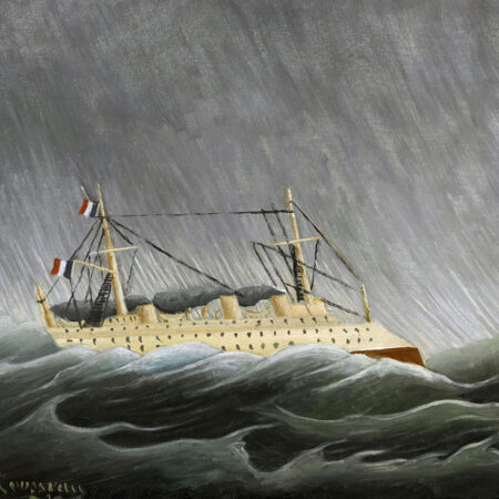 Πινακας σε καμβά HENRI ROUSSEAU - THE SHIP IN THE TEMPEST - Henri Rousseau Sticky 5