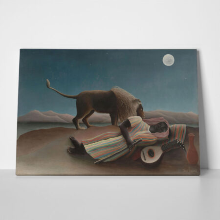 Πινακας σε καμβά HENRI ROUSSEAU - THE SLEEPING GYPSY
