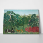 Πινακας σε καμβά HENRI ROUSSEAU - THE WATERFALL