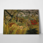 Πινακας σε καμβά HENRI ROUSSEAU - TIGER IN A TROPICAL STORM