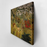 Πινακας σε καμβά HENRI ROUSSEAU - TIGER IN A TROPICAL STORM
