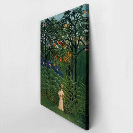 Πινακας σε καμβά HENRI ROUSSEAU - WOMAN WALKING IN AN EXOTIC FOREST - Henri Rousseau Sticky 2
