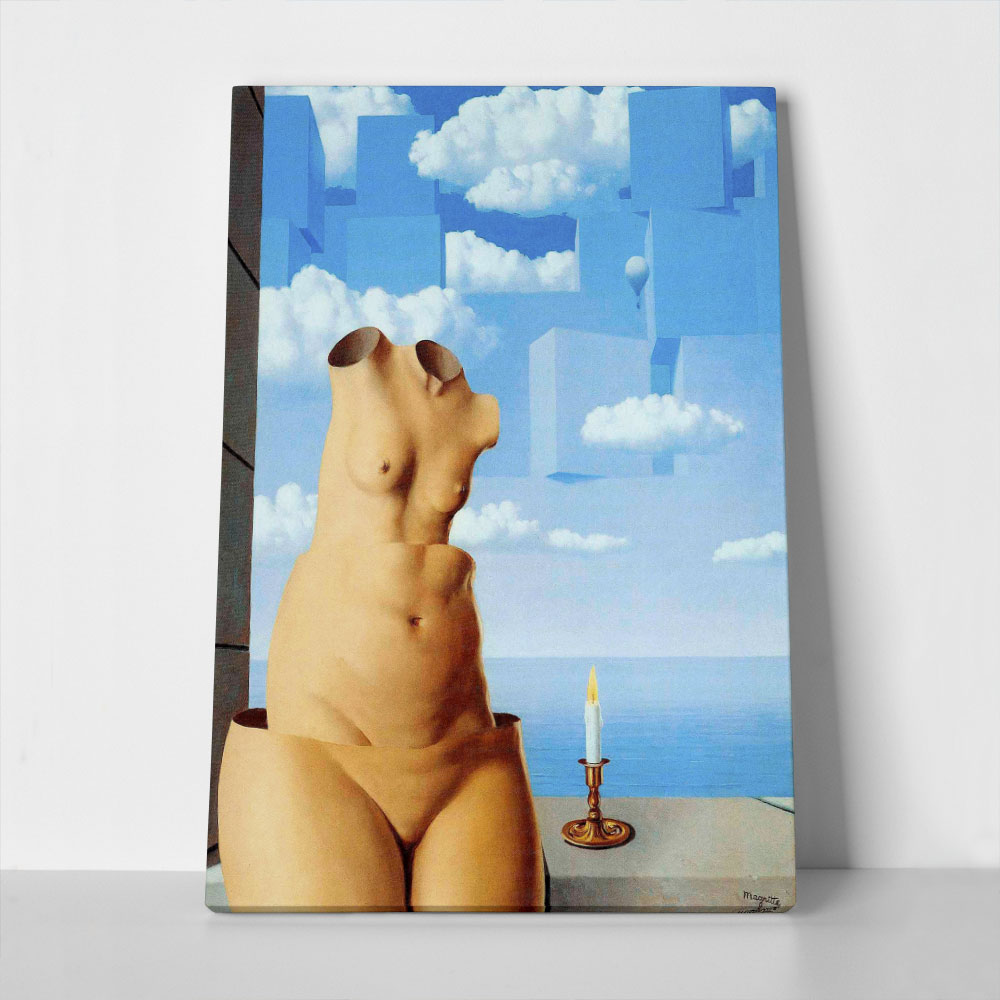 Πινακας σε καμβά MAGRITTE - DELUSIONS OF GRANDEUR_
