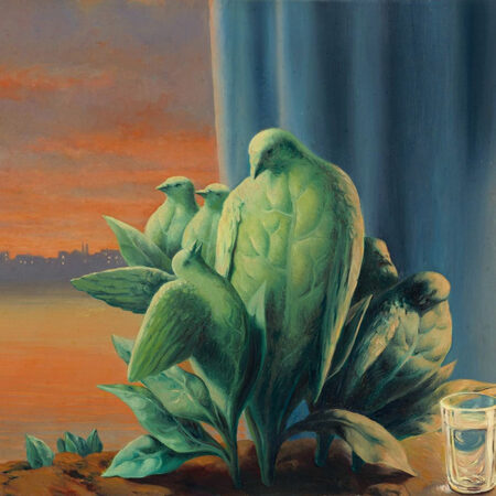 Πινακας σε καμβά MAGRITTE - NIGHT OF LOVE - Magritte Rene Sticky 5