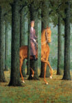 Πινακας σε καμβά MAGRITTE - THE BLACK SIGNATURE