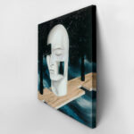 Πίνακας σε καμβά MAGRITTE - THE FACE OF GENIUS