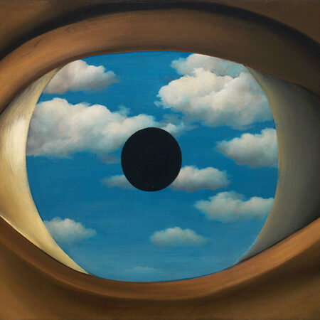 Πινακας σε καμβά MAGRITTE - THE FALSE MIRROR - Magritte Rene Sticky 5