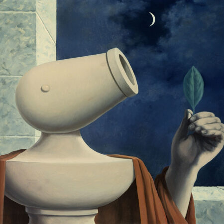 Πινακας σε καμβά MAGRITTE - THE GUIDE - Magritte Rene Sticky 5