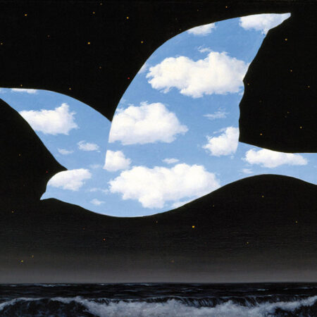 Πινακας σε καμβά MAGRITTE - THE KISS - Magritte Rene Sticky 5