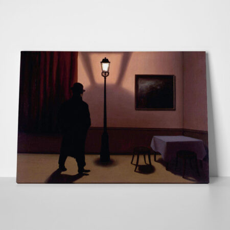Πινακας σε καμβά MAGRITTE - THE NIGHT OWL