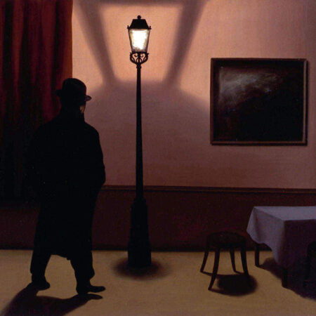 Πινακας σε καμβά MAGRITTE - THE NIGHT OWL - Magritte Rene Sticky 5
