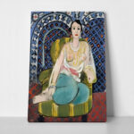 Πινακας σε καμβά MATISSE - SEATED ODALISQUE